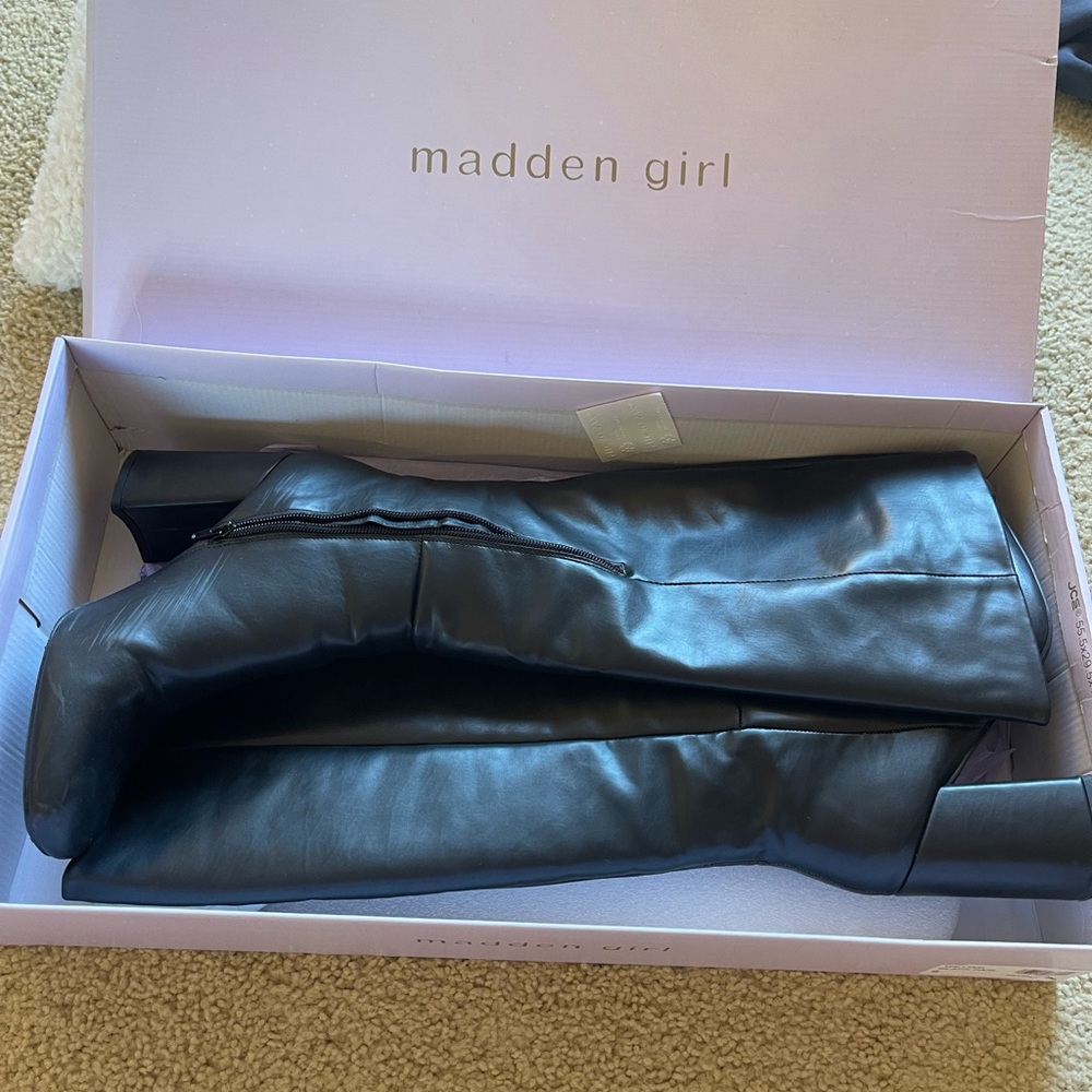 Madden Girl Black Women's Boots